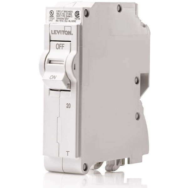 Circuit Breaker, 20A, 1 Pole, 120/240V AC